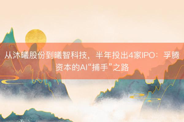 从沐曦股份到曦智科技，半年投出4家IPO：孚腾资本的AI“捕手”之路