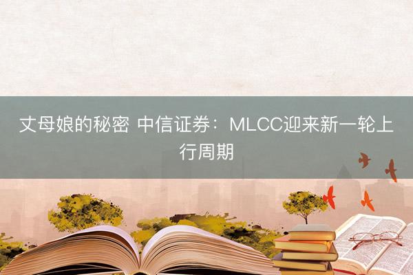 丈母娘的秘密 中信证券：MLCC迎来新一轮上行周期