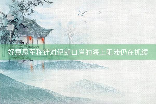 好意思军称针对伊朗口岸的海上阻滞仍在抓续