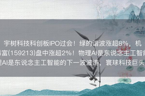宇树科技科创板IPO过会！绿的谐波涨超8%，机器东说念主ETF汇添富(159213)盘中涨超2%！物理AI是东说念主工智能的下一波波涛，寰球科技巨头纷繁切入！